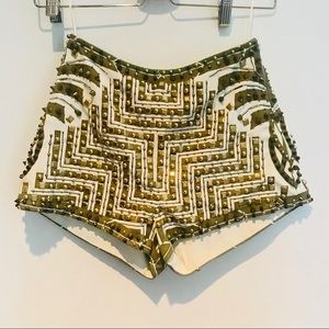 SHAKUHACHI Embellished Shorts